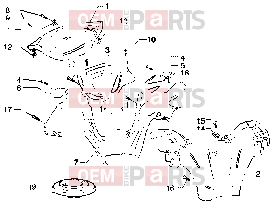 PIAGGIO Handlebars » Handlebar coverings