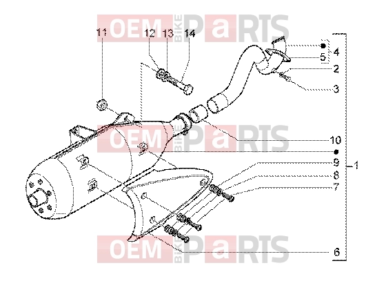 PIAGGIO Chassis » Silencer