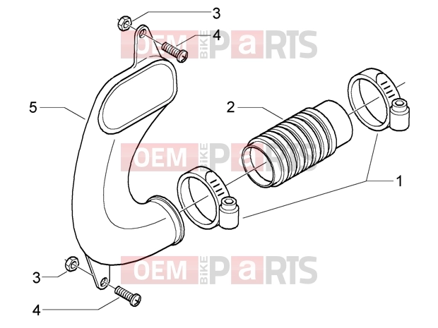 PIAGGIO Engine » Belt cooling tube