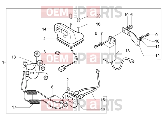 PIAGGIO elektromos rendszer » handsfree kit