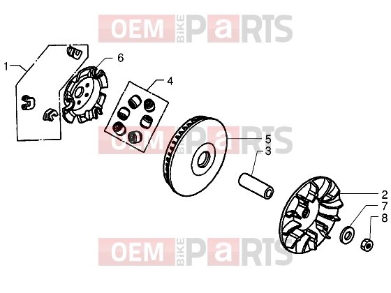 PIAGGIO Engine » Driving pulley