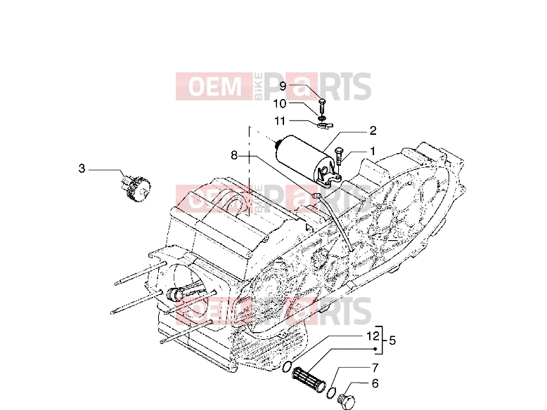 PIAGGIO Engine » Electric starter