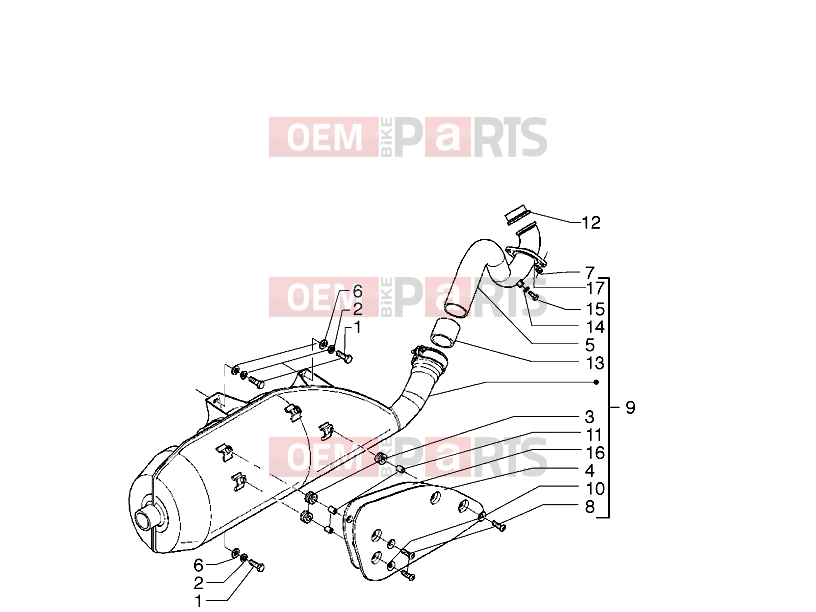 PIAGGIO Engine » Silencer