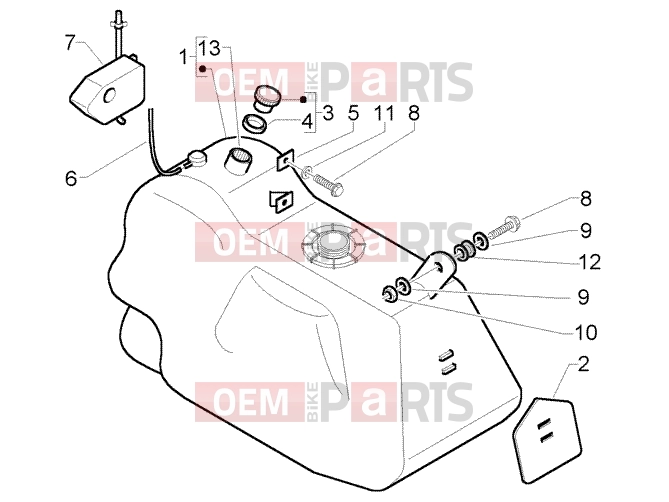 PIAGGIO Chassis » Fuel Tank