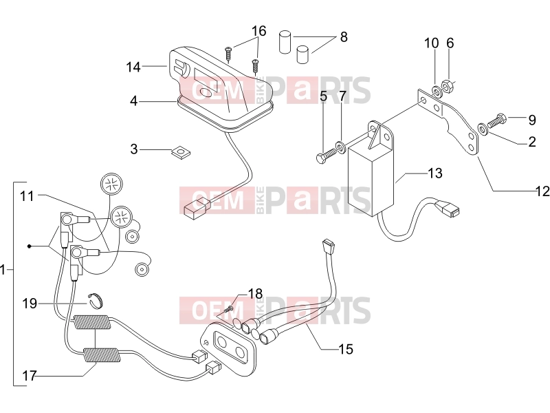 PIAGGIO X9 500 Evolution elektromos rendszer » handsfree kit