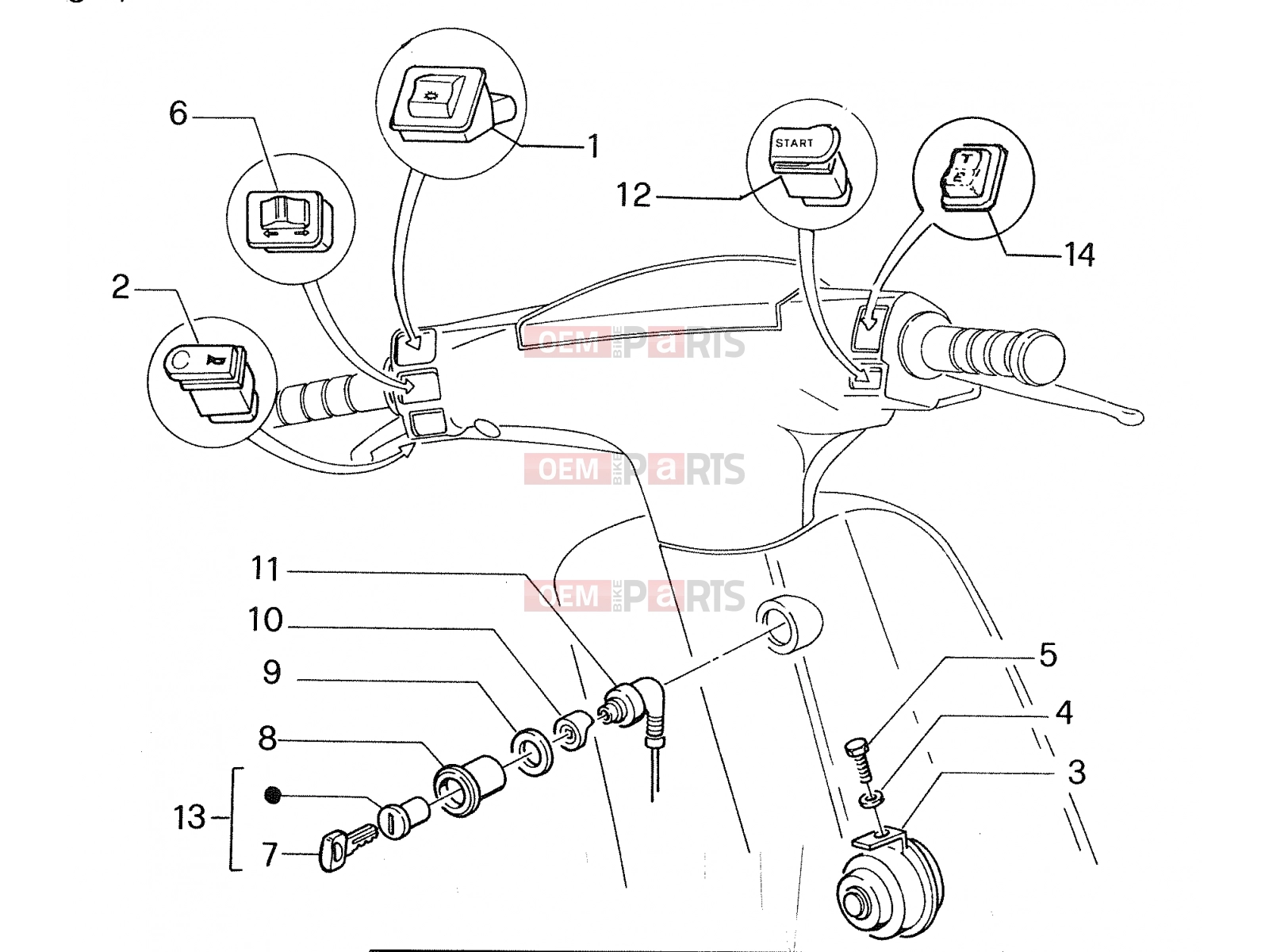 PIAGGIO elektromos rendszer » electrical systems