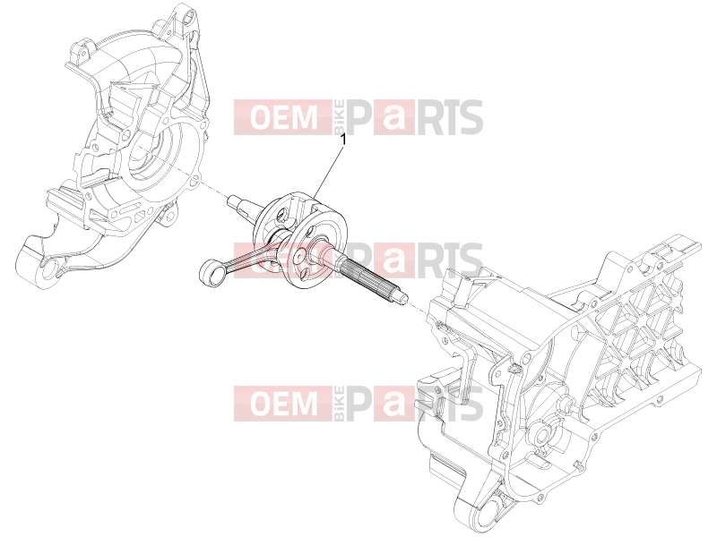 PIAGGIO Zip 100 4T Engine » Crankshaft