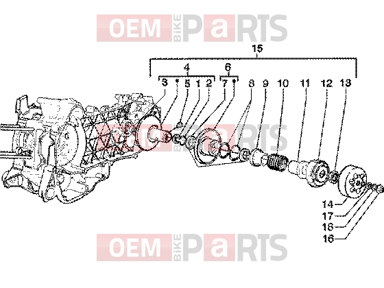 PIAGGIO Engine » Driven pulley