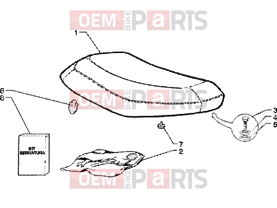 PIAGGIO Chassis » Saddle