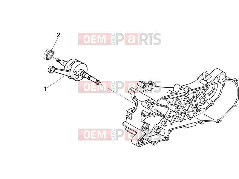 PIAGGIO Zip 50 4T Engine » Crankshaft