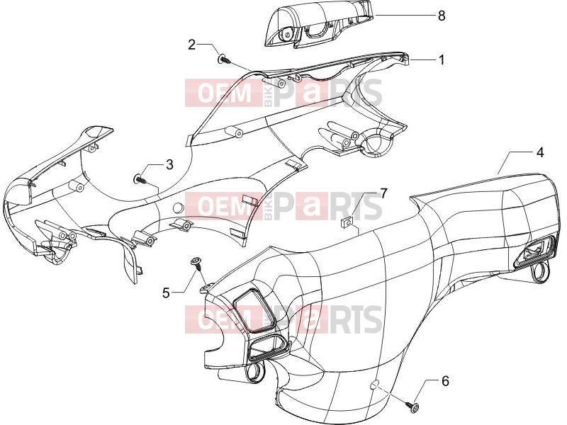 PIAGGIO Zip 50 SP Handlebars/Steering » Handlebars coverages