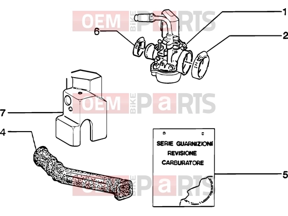 PIAGGIO Engine » Carburettor