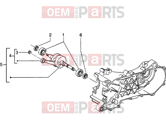 PIAGGIO Engine » Crankshaft