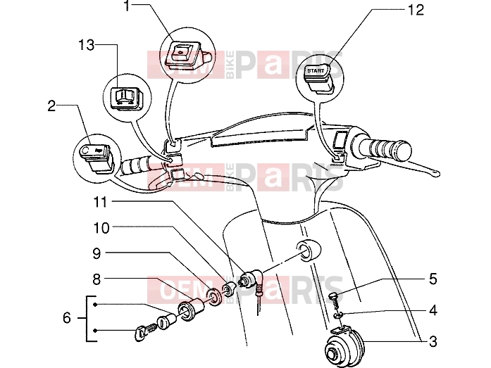 PIAGGIO Electrical system » Electrical devices