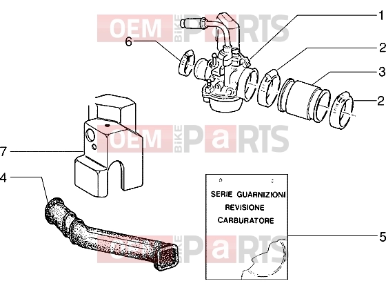 PIAGGIO Engine » Carburettor