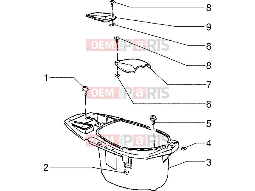 PIAGGIO Chassis » Case helmet