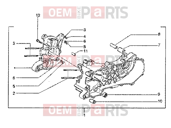 PIAGGIO Engine » Crankase