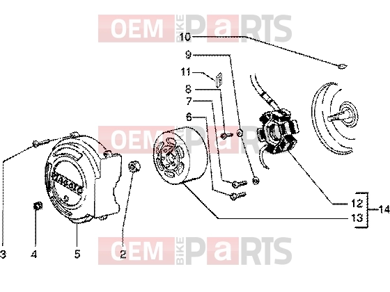 PIAGGIO Engine » Flywheel magneto