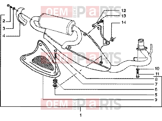 PIAGGIO Chassis » Silencer