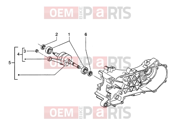 PIAGGIO Engine » Crankshaft