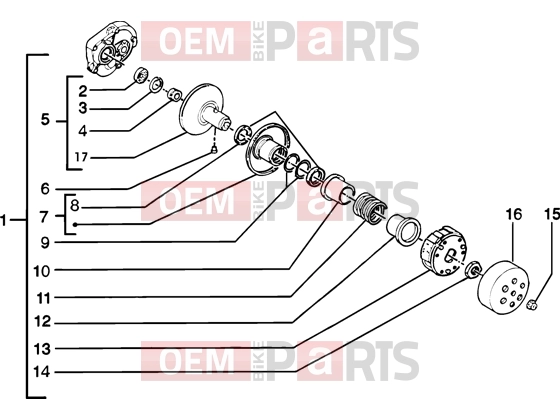 PIAGGIO Engine » Driven pulley
