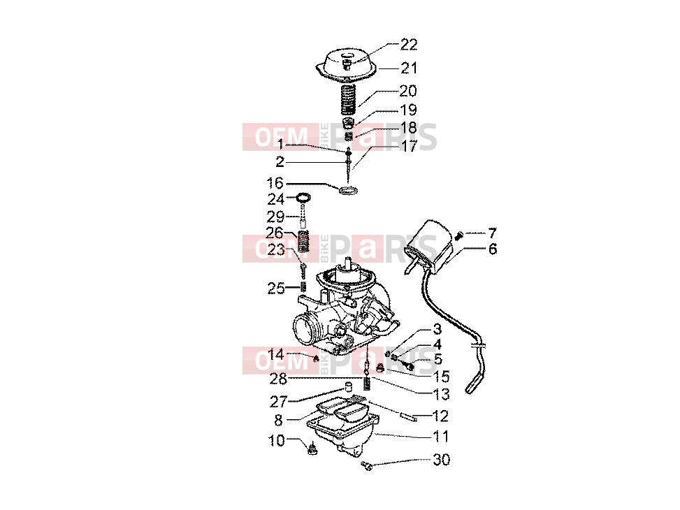PIAGGIO Engine » Carburettor