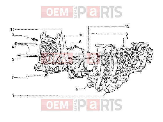 PIAGGIO Engine » Crankase