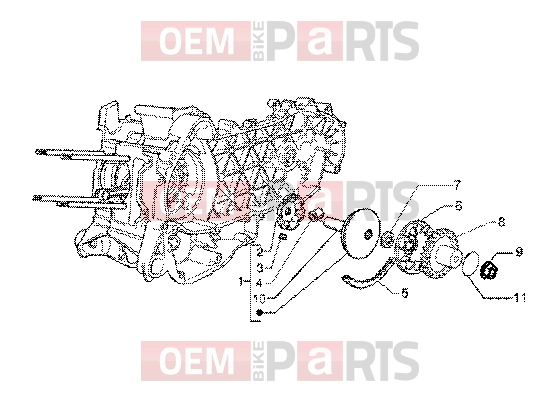 PIAGGIO Engine » Driving pulley