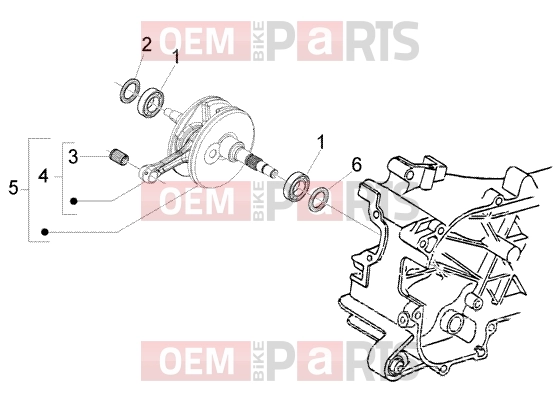 PIAGGIO Engine » Crankshaft