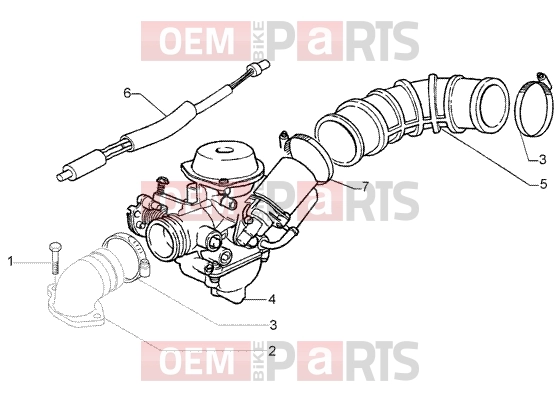 PIAGGIO Engine » Carburettor