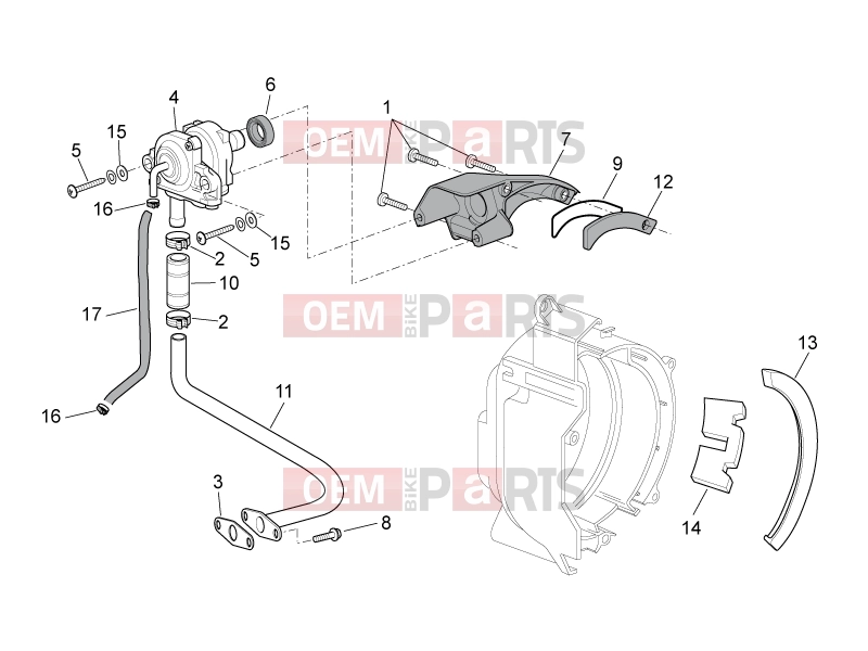 APRILIA Atlantic 125 E3 ENGINE » Secondary air