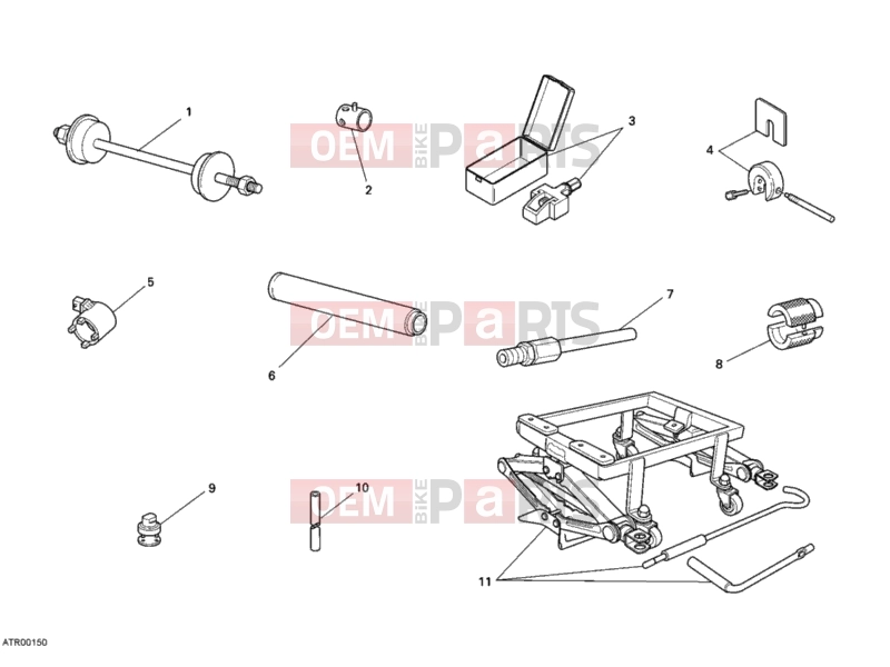 DUCATI 2008 Monster 696 WORKSHOP SERVICE TOOLS, FRAME » FRAME