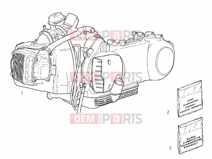 derbi Boulevard 125-150 4T Tables » Engine