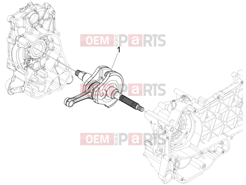 derbi Boulevard 150 4T Engine » Crankshaft