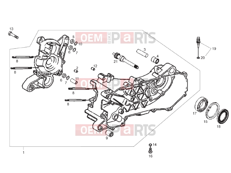 derbi Boulevard 50 2T Tables » Carters