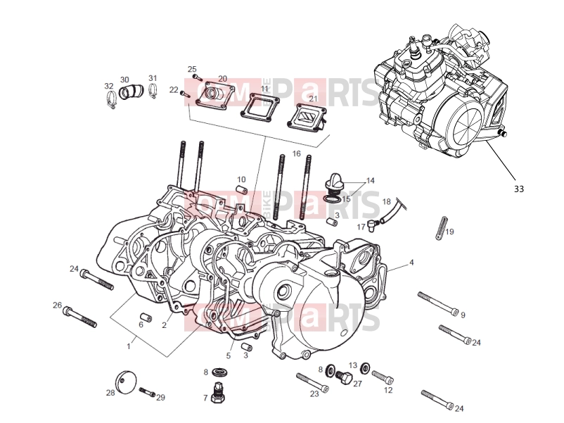 derbi GPR 50 2T Tables » Carters