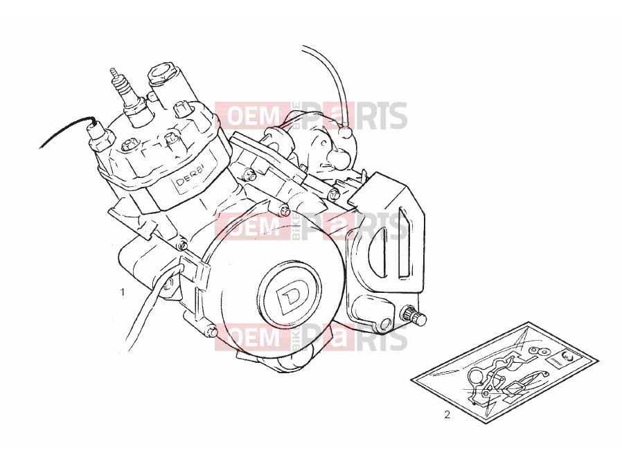 derbi GPR 50 NUDE Tables » Engine