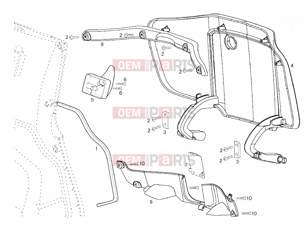 derbi Rambla 125-250 Tables » Frame