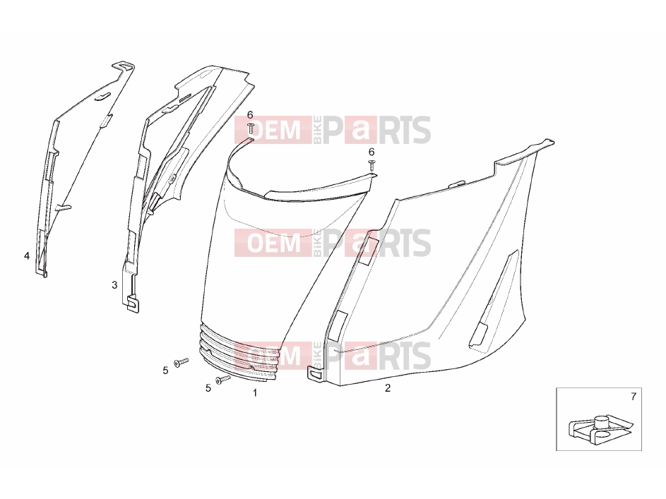 derbi Rambla 125-250 Tables » Frame
