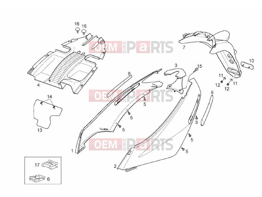 derbi Rambla 125-250 Tables » Frame