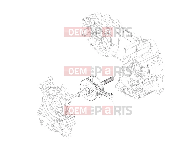 derbi Sonar 150 Engine » Crankshaft