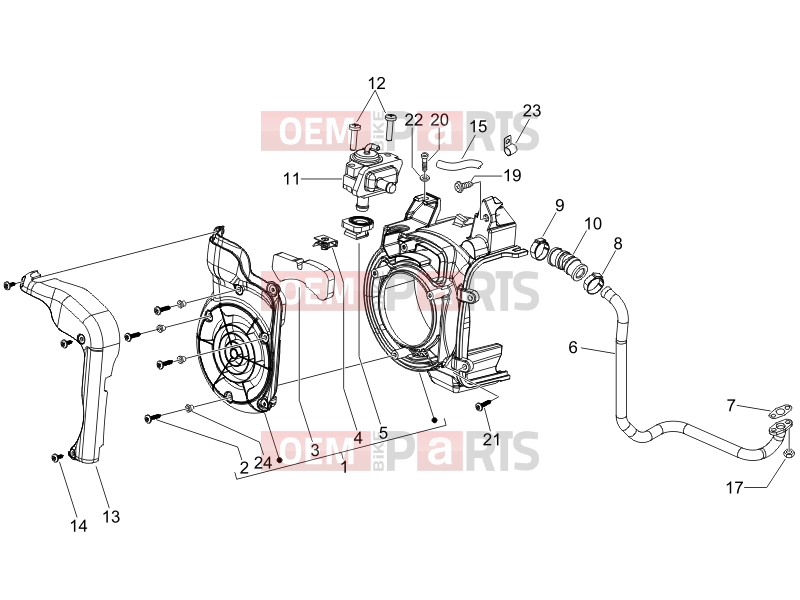 derbi Sonar 150 Engine » Secondary air box