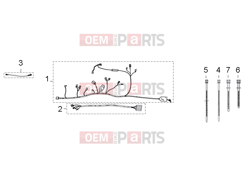 derbi STX 150 Frame » Wiring
