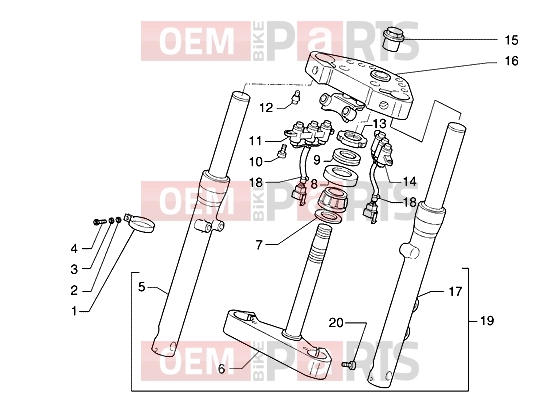 gilera Coguar Suspensions-Wheels » Fork