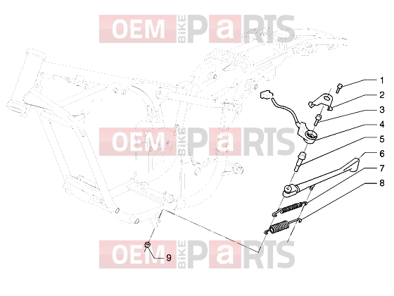 gilera Coguar Chassis » Frame