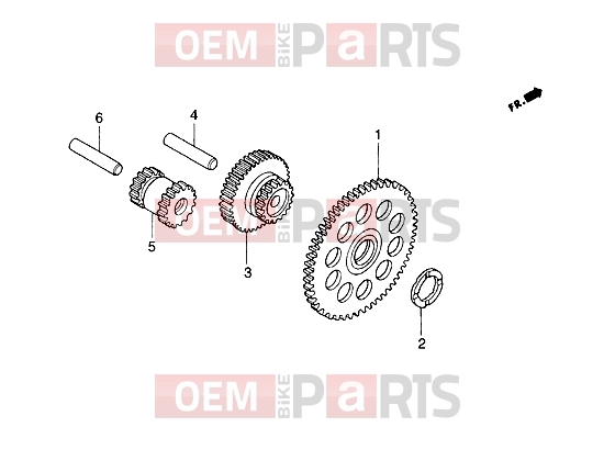 gilera Coguar Engine » Starting gear