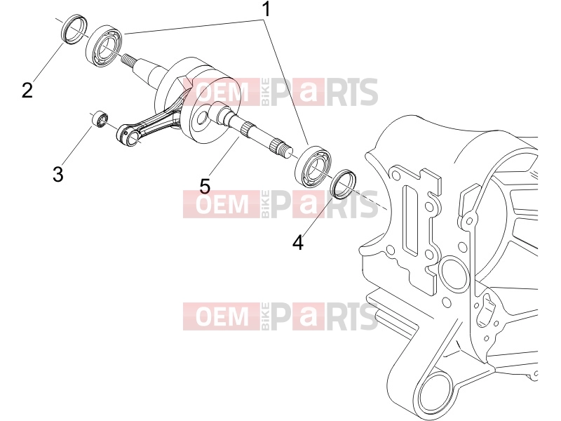 gilera 2006 DNA 50 Engine » Crankshaft