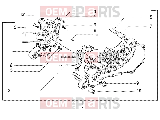 gilera DNA GP Experience Engine » Crankase