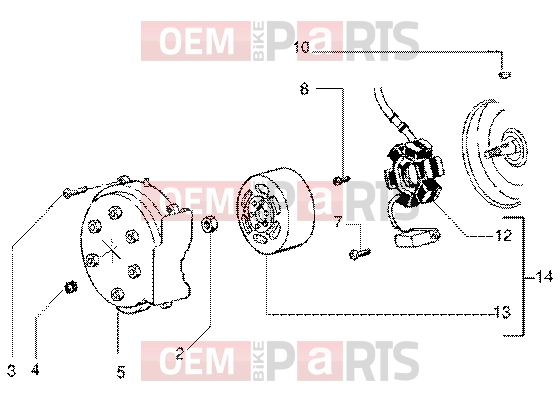 gilera DNA GP Experience Engine » Flywheel magneto