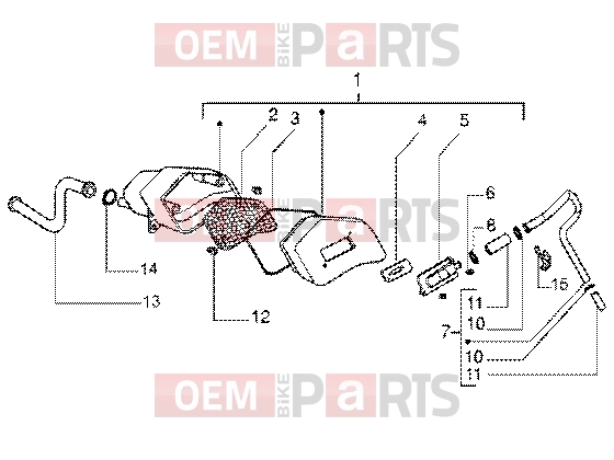 gilera DNA GP Experience Engine » Secondary air box